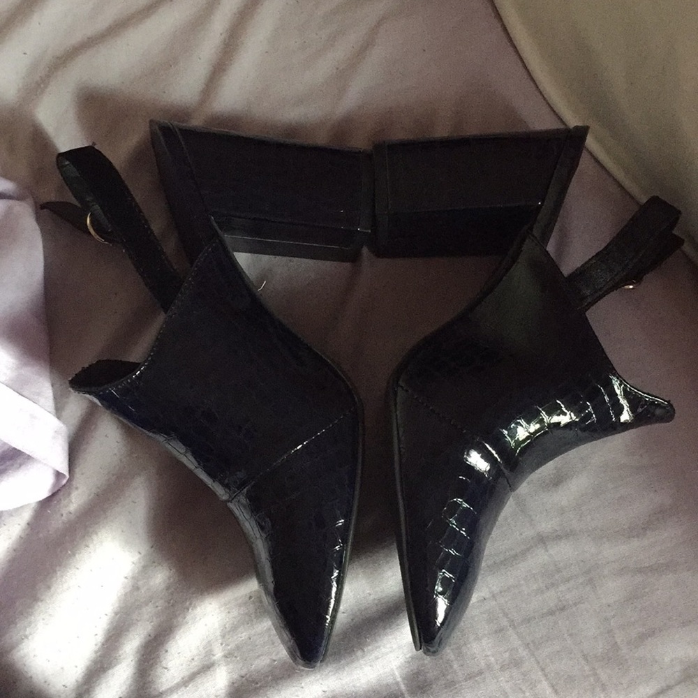 Tilda Faux Croc Mule Heel